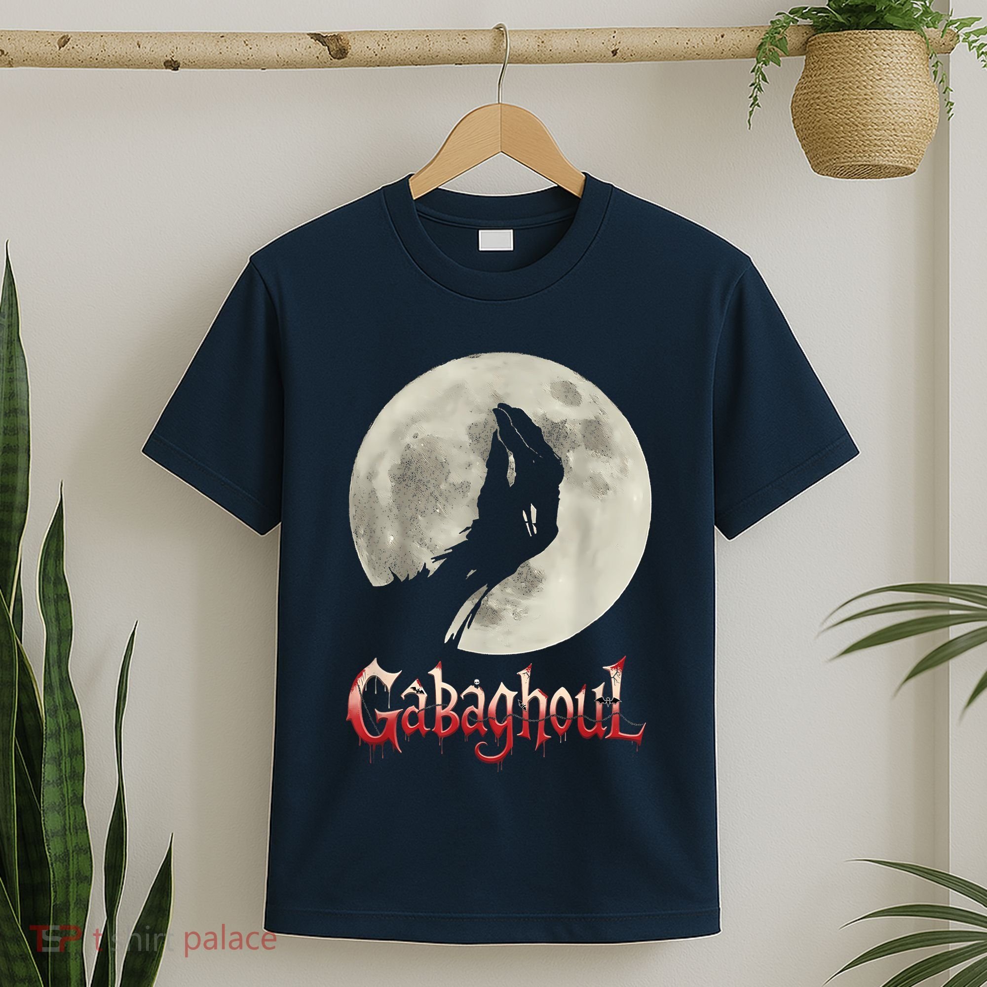 Hand Moon Gabagool Halloween T-Shirt