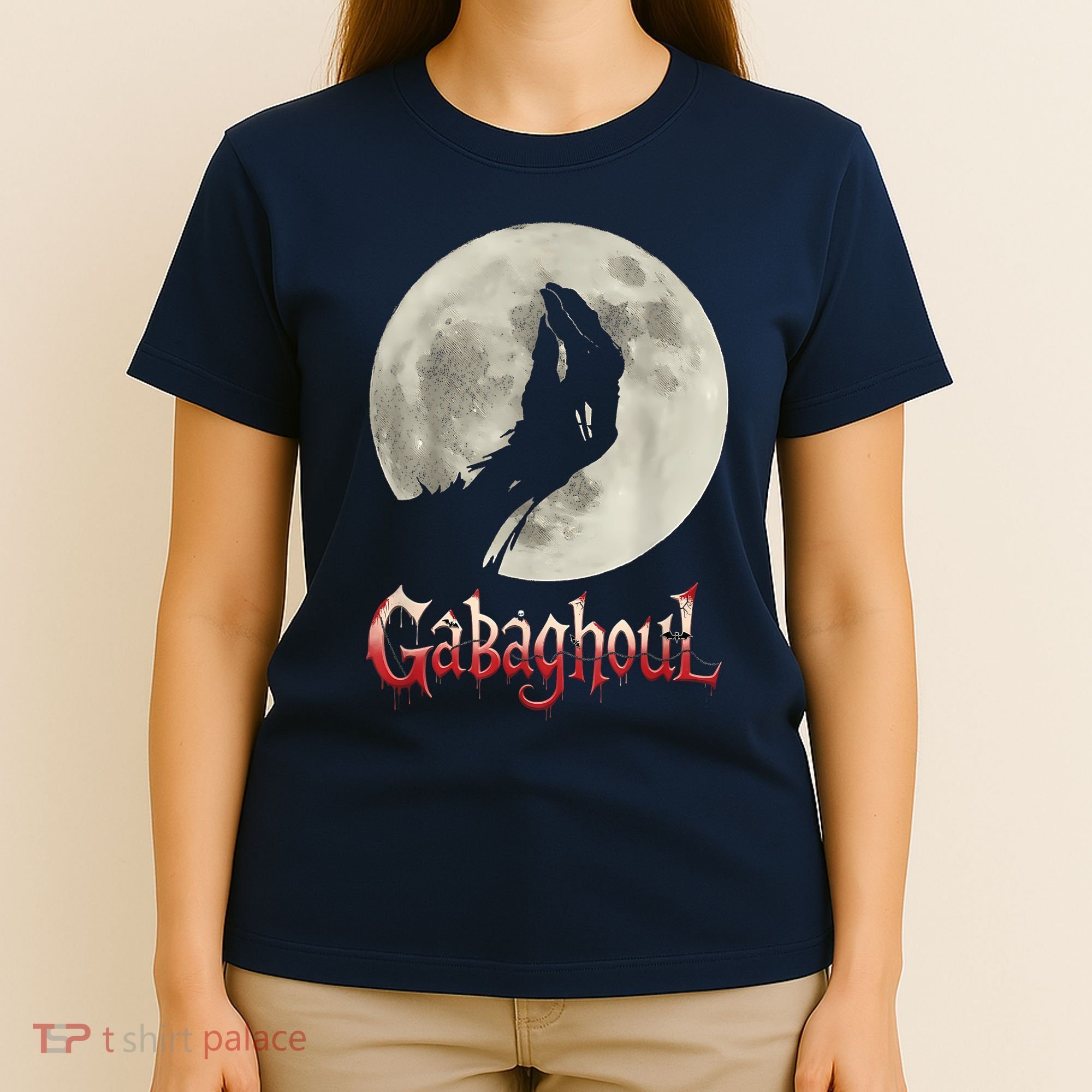 Hand Moon Gabagool Halloween T-Shirt