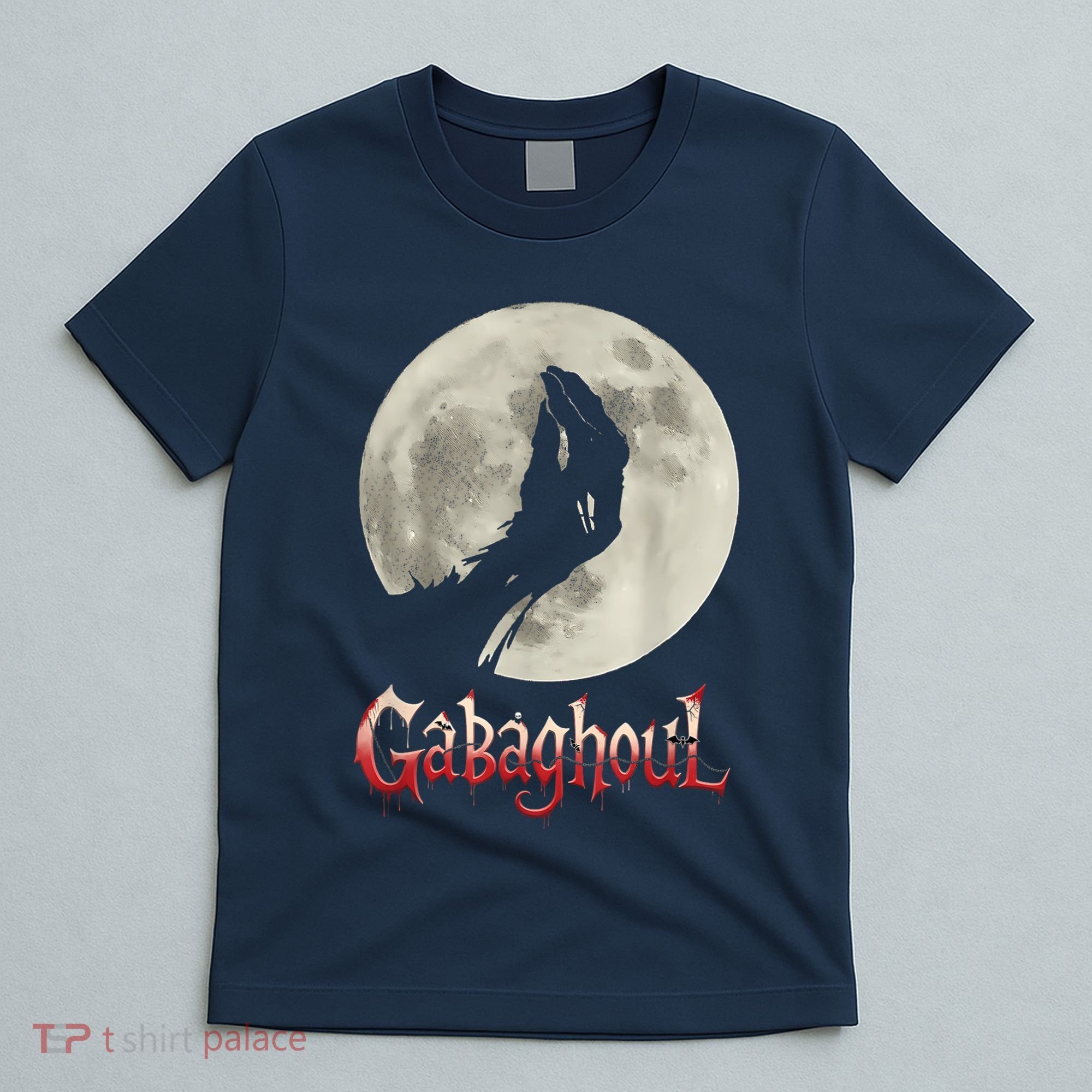 Hand Moon Gabagool Halloween T-Shirt