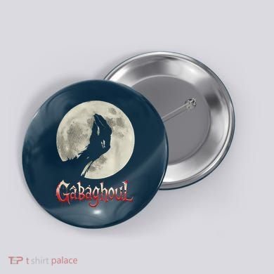 Hand Moon Gabagool Halloween Button