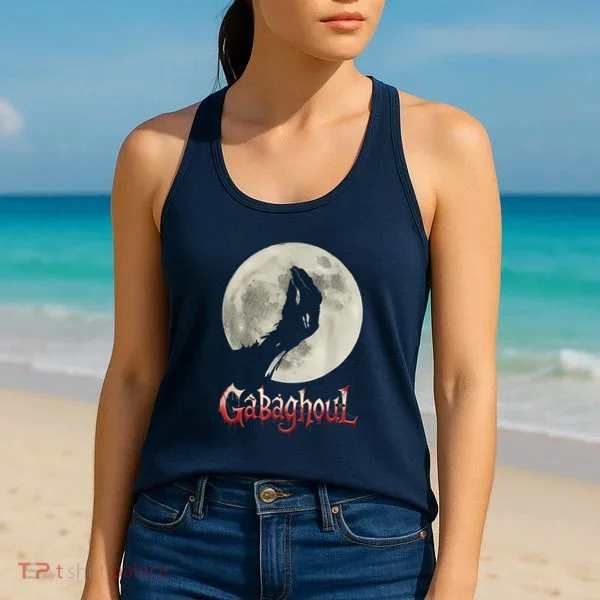 Hand Moon Gabagool Halloween Women's Tank Top