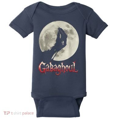 Hand Moon Gabagool Halloween Baby Bodysuit