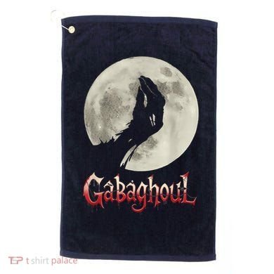 Hand Moon Gabagool Halloween Golf Towel
