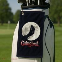 Hand Moon Gabagool Halloween Golf Towel thumb 2