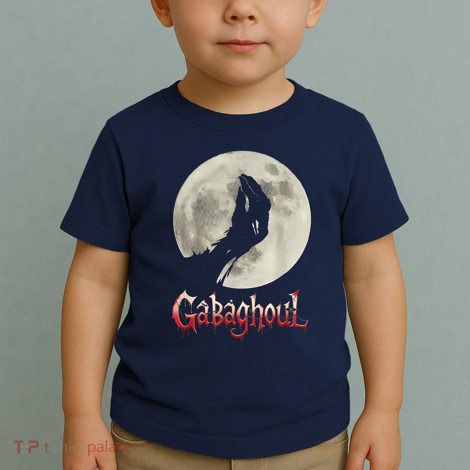 Hand Moon Gabagool Halloween Toddler T-Shirt