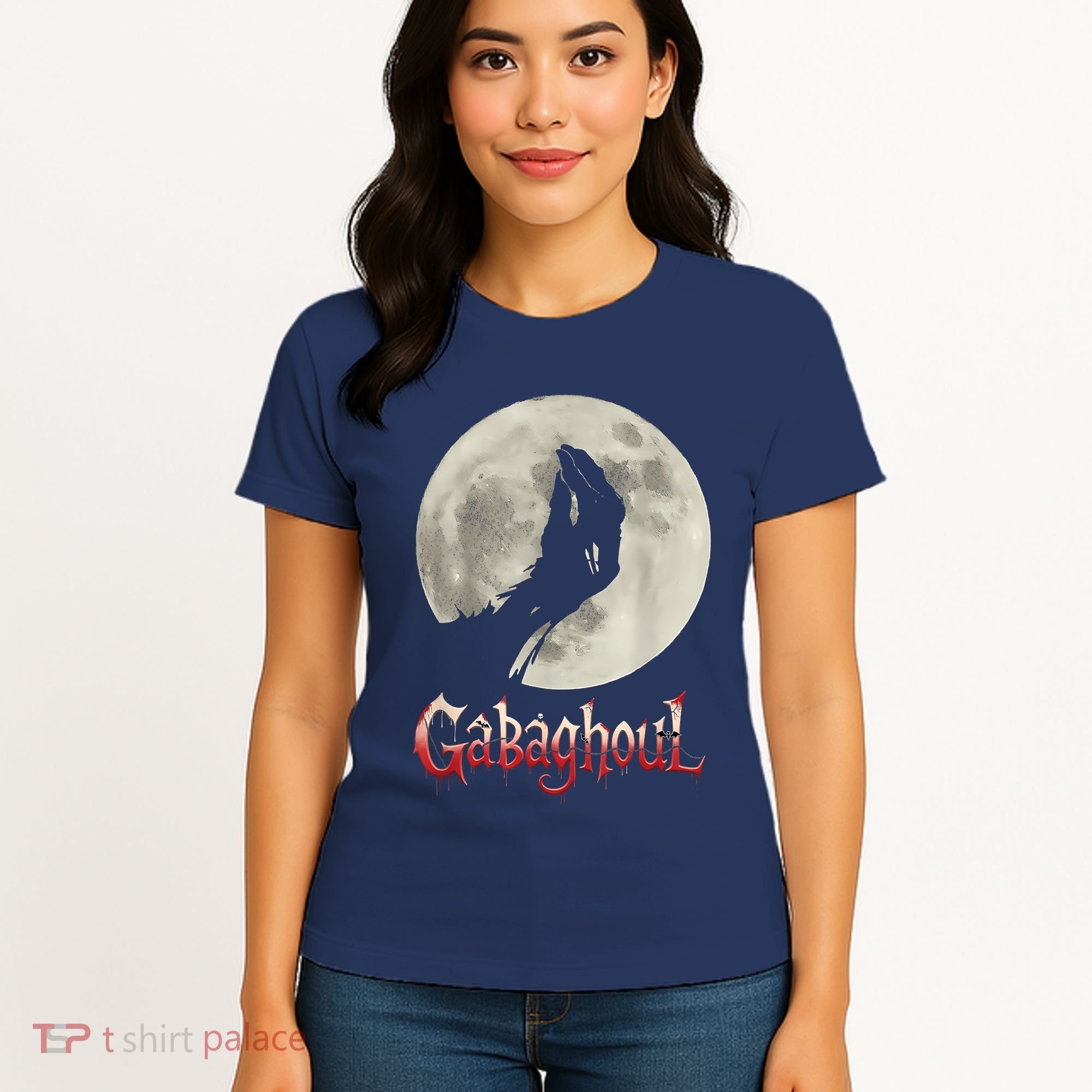Hand Moon Gabagool Halloween Women's T-Shirt