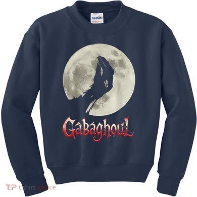 Hand Moon Gabagool Halloween Kids Sweatshirt