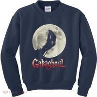 Hand Moon Gabagool Halloween Kids Sweatshirt thumb 0