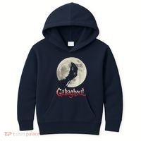 Hand Moon Gabagool Halloween Kids Hoodie thumb 0