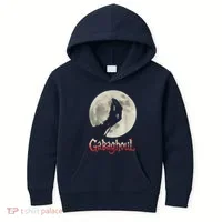 Hand Moon Gabagool Halloween Kids Hoodie thumb 0