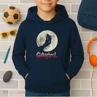 Hand Moon Gabagool Halloween Kids Hoodie thumb 2
