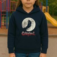 Hand Moon Gabagool Halloween Kids Hoodie thumb 3
