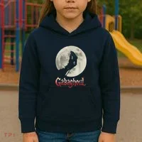 Hand Moon Gabagool Halloween Kids Hoodie thumb 3