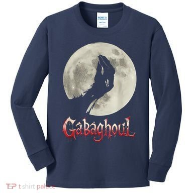 Hand Moon Gabagool Halloween Kids Long Sleeve Shirt