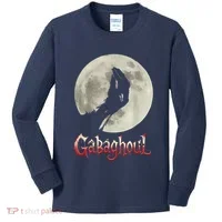 Hand Moon Gabagool Halloween Kids Long Sleeve Shirt thumb 0