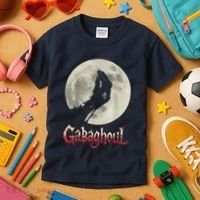 Hand Moon Gabagool Halloween Kids T-Shirt thumb 3