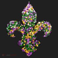 Happy Mardi Gras Carnival Fat Tuesday Fleur De Lis Hat thumb 2