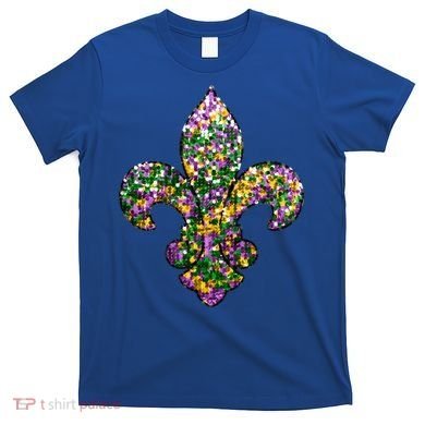 Happy Mardi Gras Carnival Fat Tuesday Fleur De Lis T-Shirt