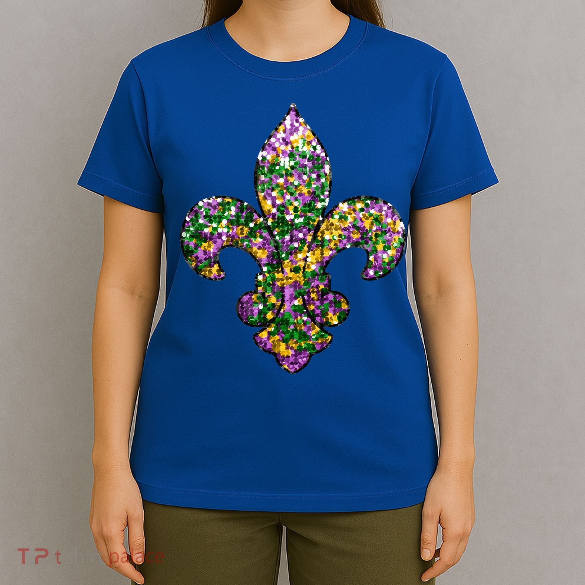 Happy Mardi Gras Carnival Fat Tuesday Fleur De Lis T-Shirt