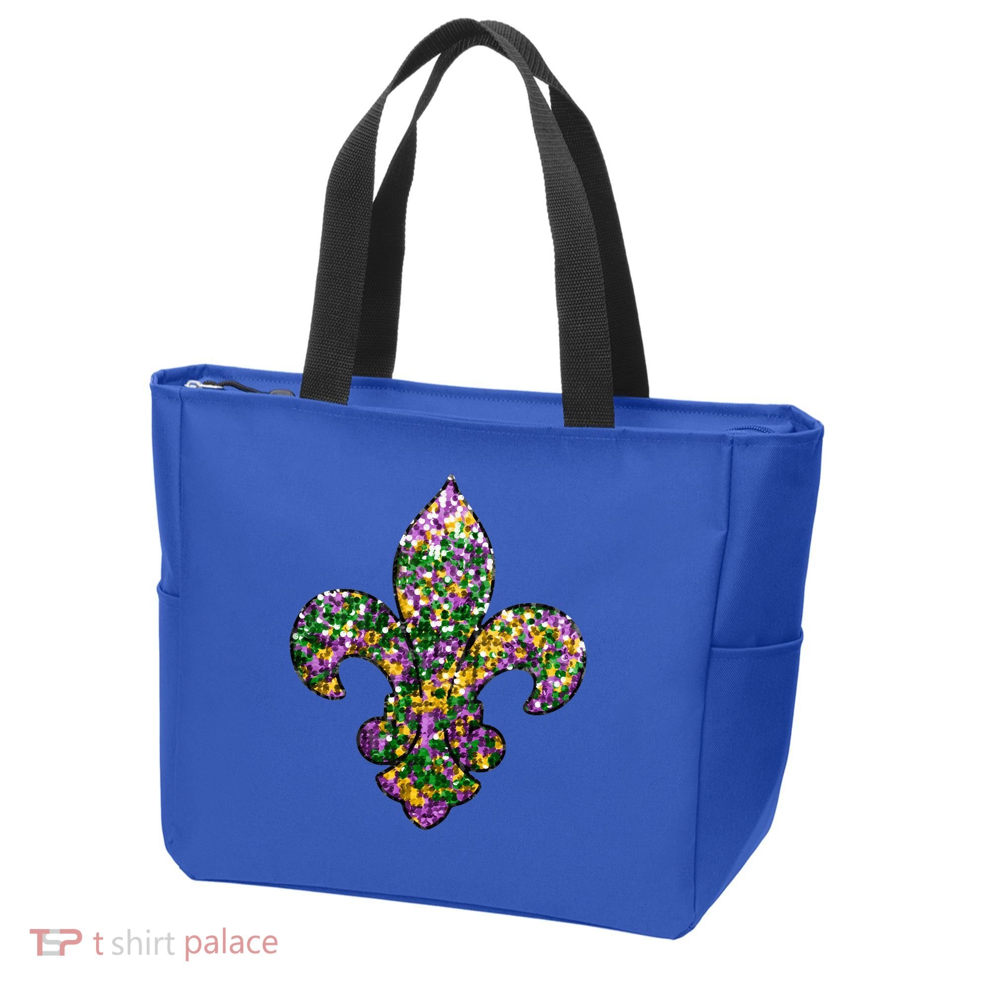 Happy Mardi Gras Carnival Fat Tuesday Fleur De Lis Tote Bag