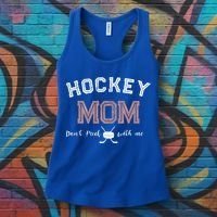 Hockey Mom Gift Dont Puck With Me Women's Tank Top thumb 3