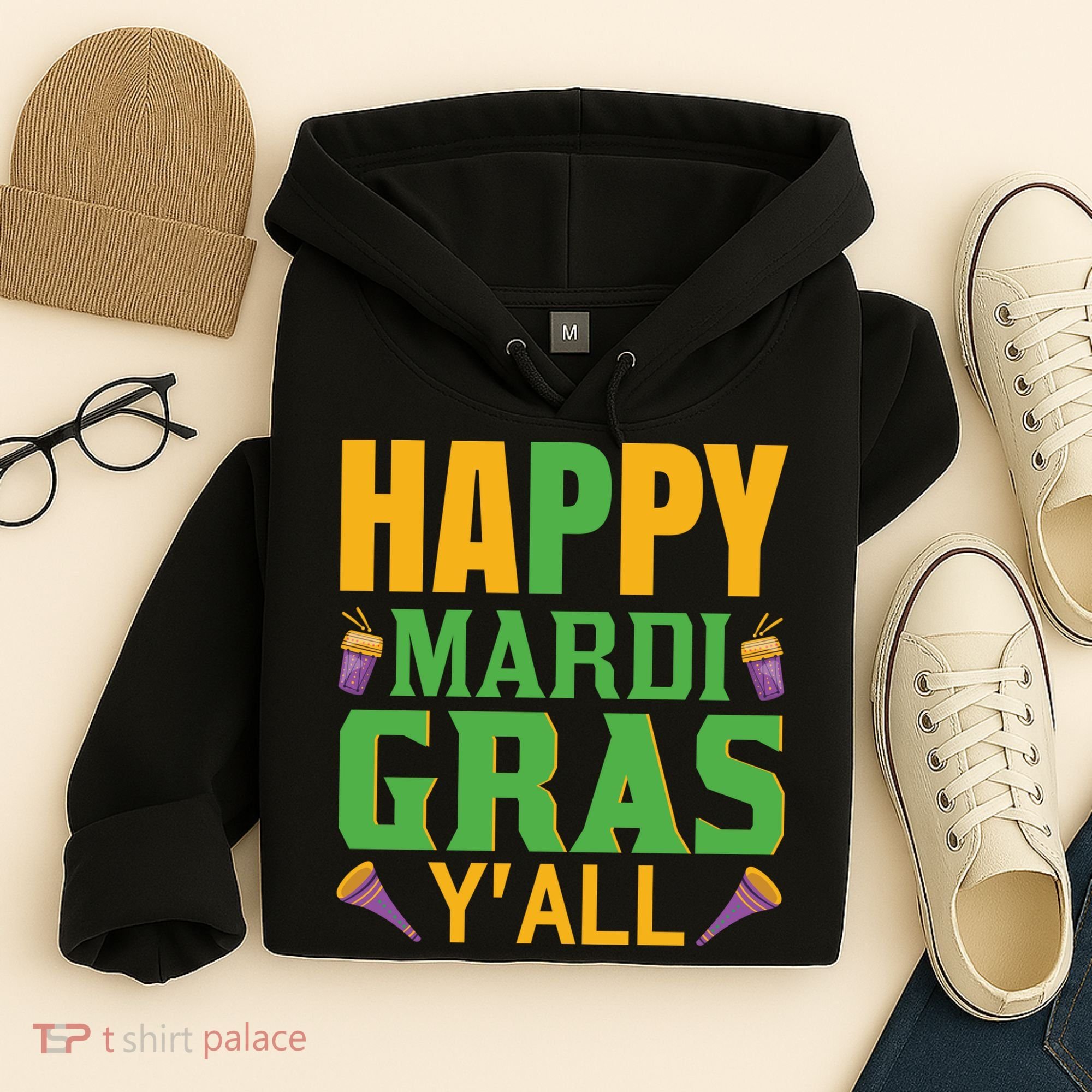 Happy Mardi Gras Ya'll Hoodie
