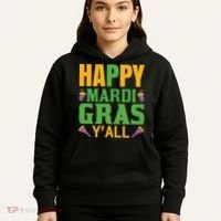 Happy Mardi Gras Ya'll Hoodie thumb 5