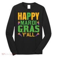 Happy Mardi Gras Ya'll Long Sleeve Shirt thumb 0