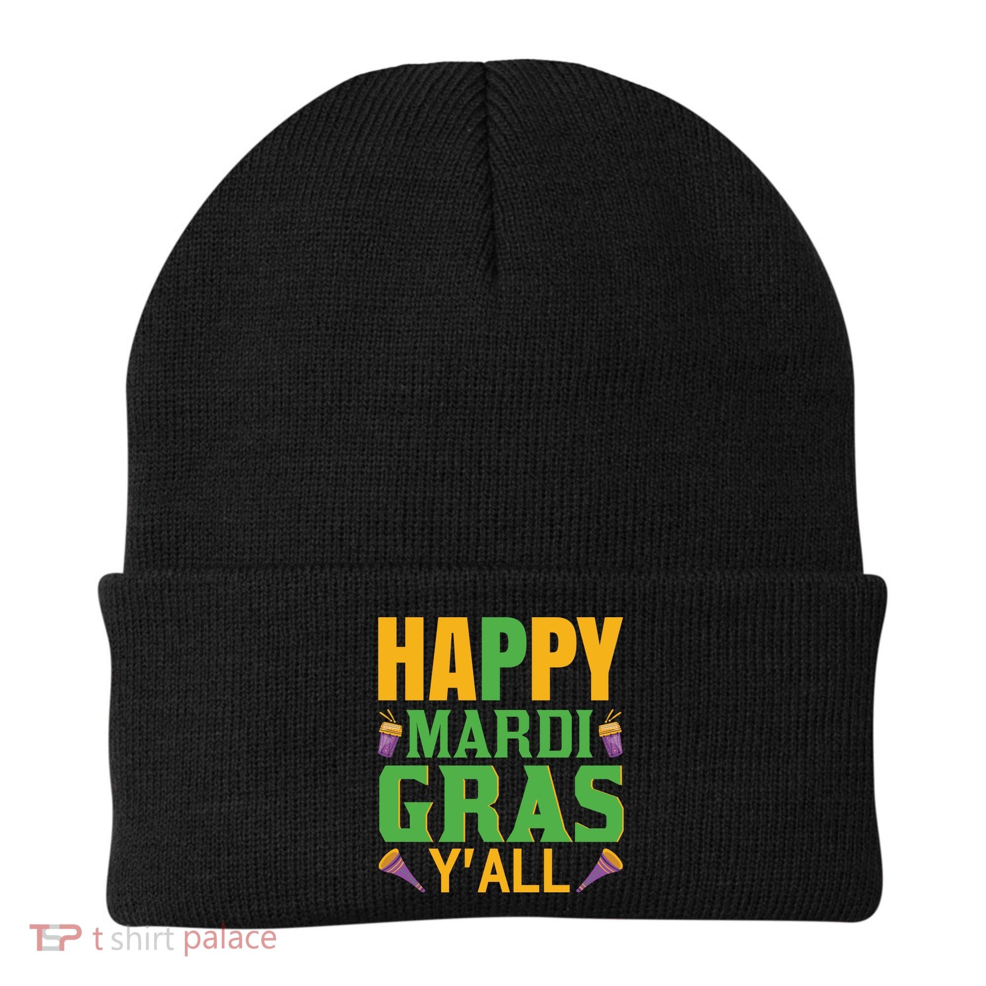 Happy Mardi Gras Ya'll Beanie