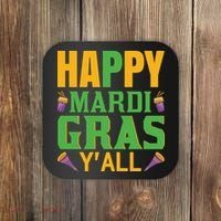 Happy Mardi Gras Ya'll Coaster thumb 0