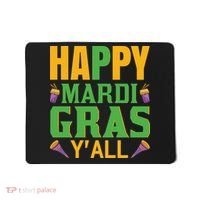 Happy Mardi Gras Ya'll Mousepad thumb 0