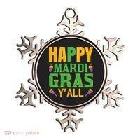 Happy Mardi Gras Ya'll Ornament thumb 0
