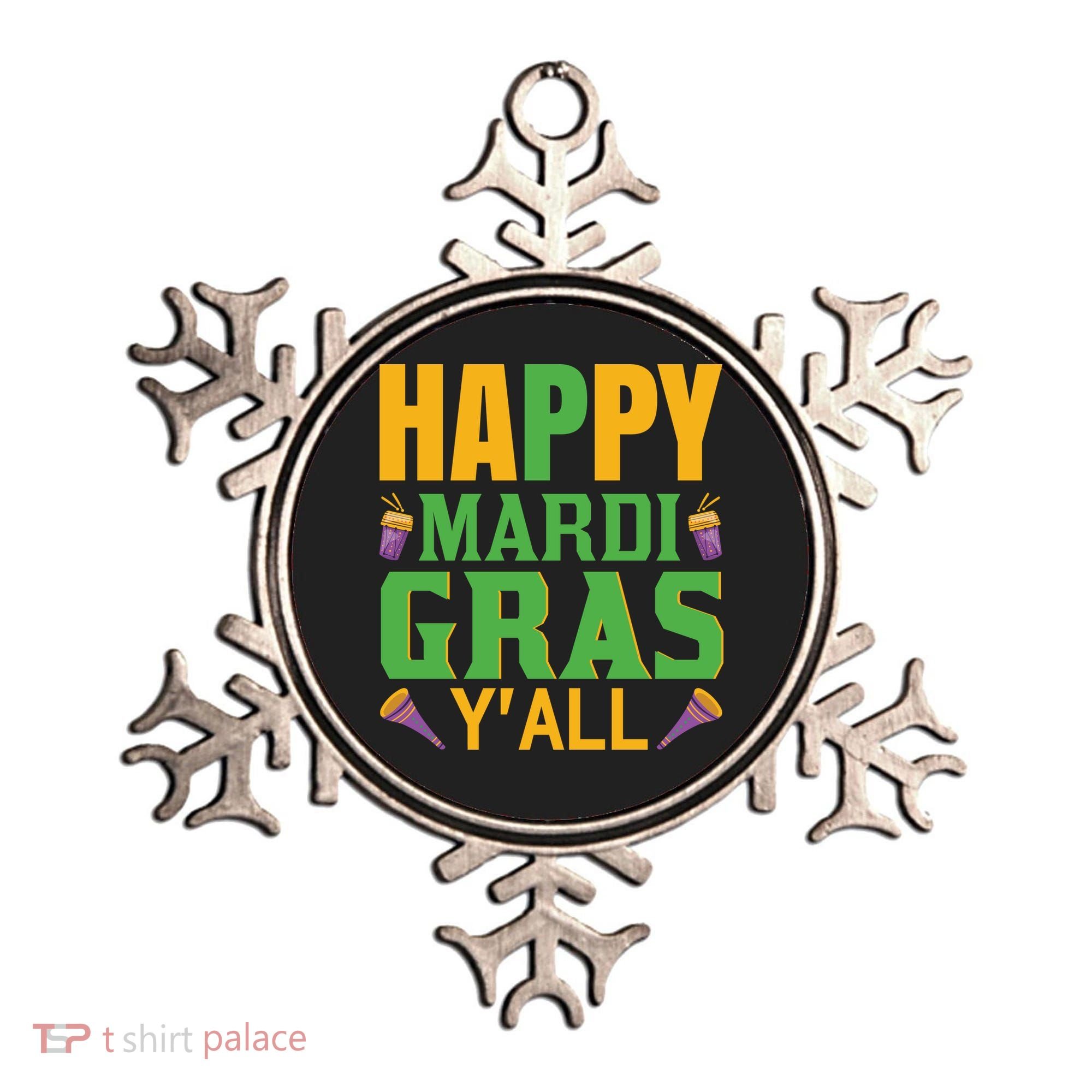 Happy Mardi Gras Ya'll Ornament