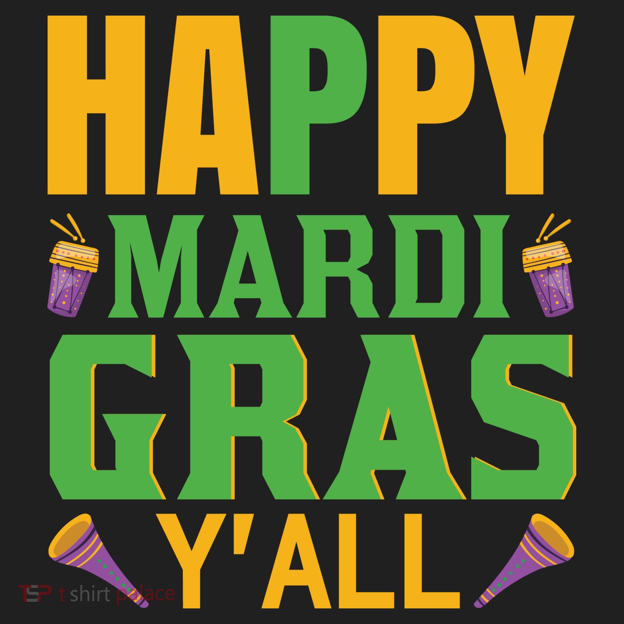 Happy Mardi Gras Ya'll Hat