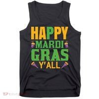 Happy Mardi Gras Ya'll Tank Top thumb 0