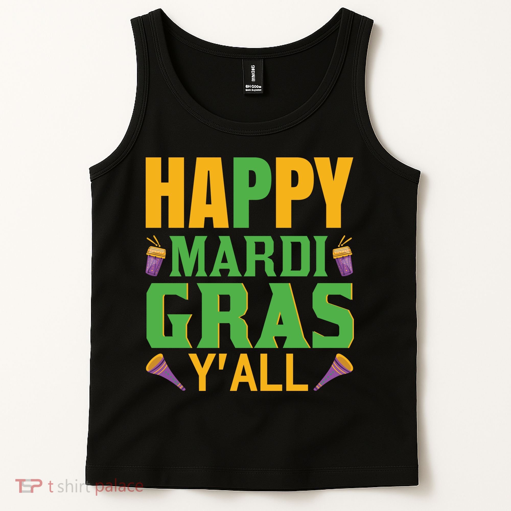 Happy Mardi Gras Ya'll Tank Top