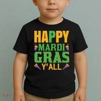 Happy Mardi Gras Ya'll Toddler T-Shirt thumb 2