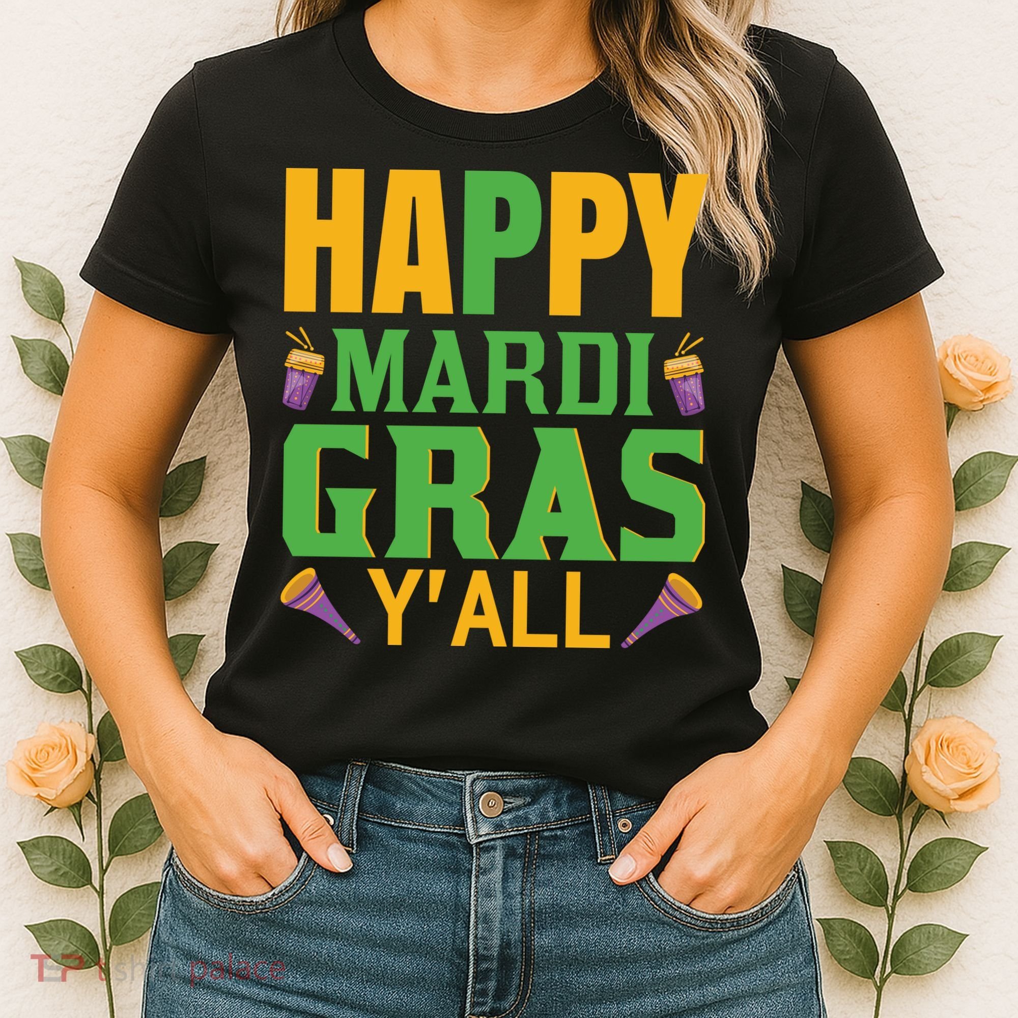 Happy Mardi Gras Ya'll Women's T-Shirt