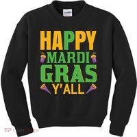 Happy Mardi Gras Ya'll Kids Sweatshirt thumb 0