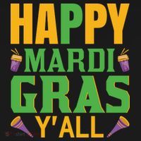 Happy Mardi Gras Ya'll Kids Sweatshirt thumb 2