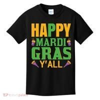 Happy Mardi Gras Ya'll Kids T-Shirt thumb 0