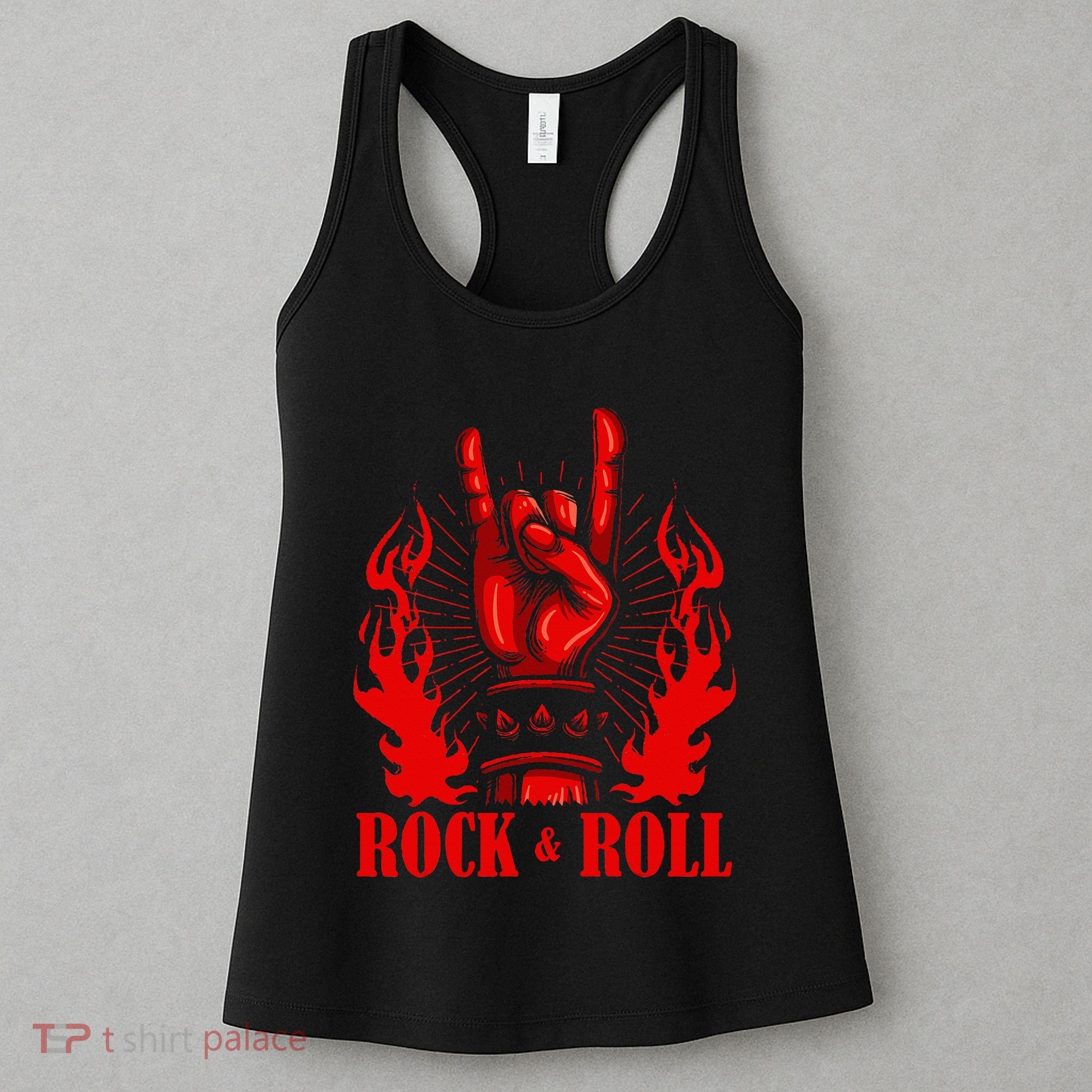 Heavy Metal Guitar Death Metal Rock N Roll Music Women's Tank Top