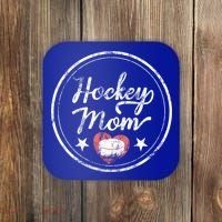 Hockey Mom Gift For Women Heart Gift Coaster thumb 0