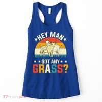 Hey Man Got Any Grass Farm Animal Pun Goat  Women's Tank Top thumb 0