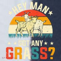 Hey Man Got Any Grass Farm Animal Pun Goat  Sport-Tek Competitor United Soccer Jersey thumb 4