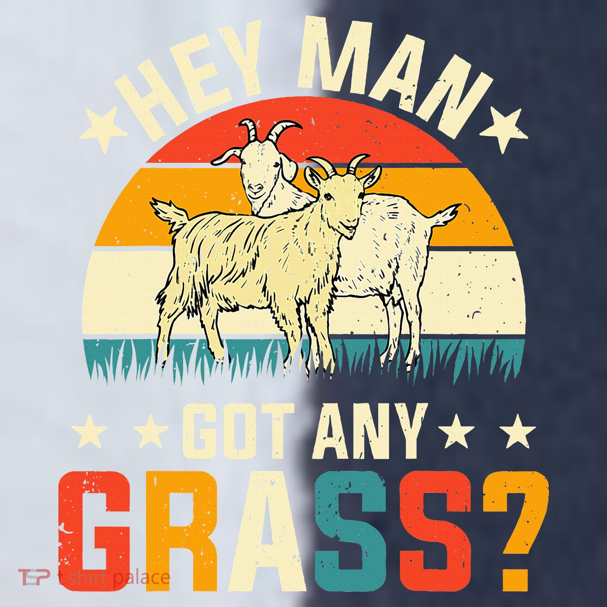 Hey Man Got Any Grass Farm Animal Pun Goat  Sport-Tek Competitor United Soccer Jersey