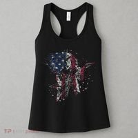 Heavy Metal Guitar Player Gifts American Flag Women's Tank Top thumb 3