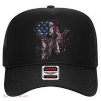 Heavy Metal Guitar Player Gifts American Flag Hat thumb 0