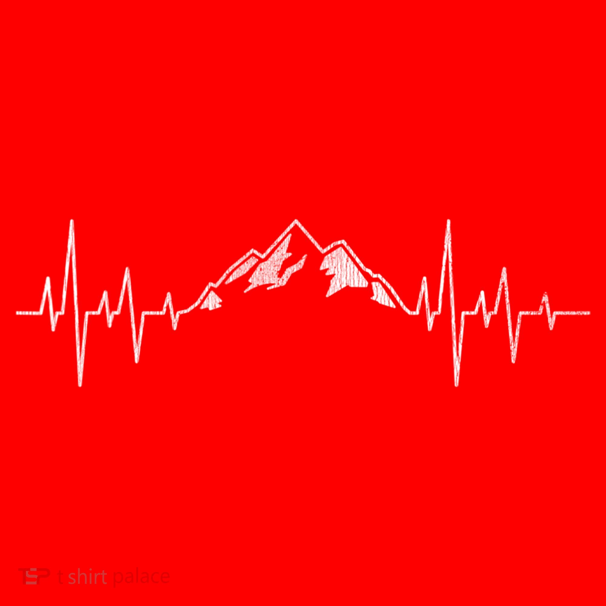 Hiking Mountains Gift Heartbeat Hiker Adventures Santa Hat