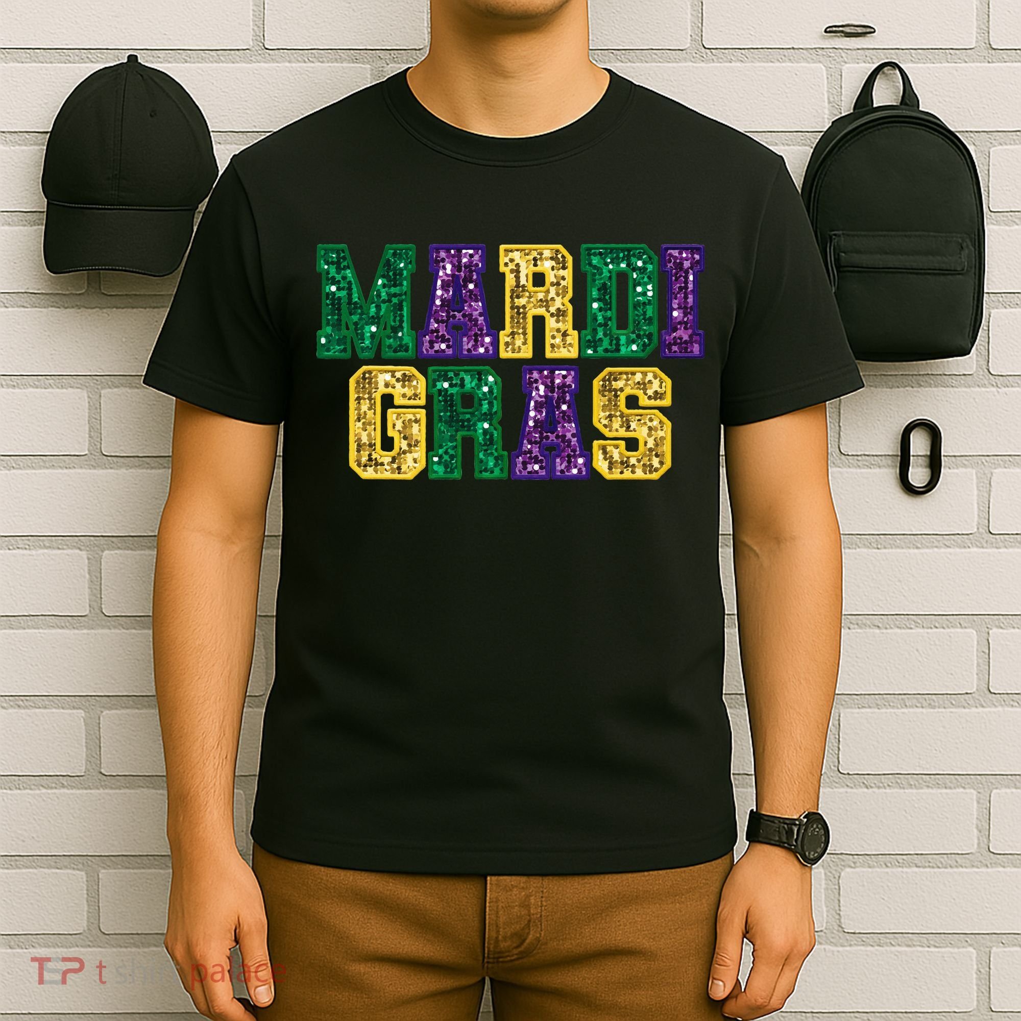 Happy Mardi Gras Carnival Fat Tuesday Fleur De Lis T-Shirt